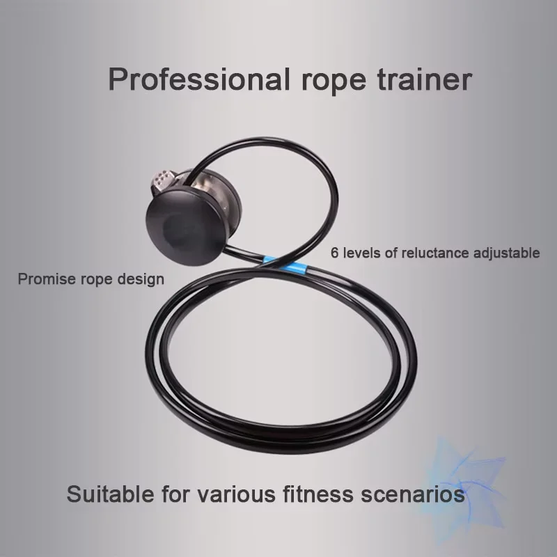 Rope 6-speed Adjustable Resistance Pull Rope Trainer Training Fitness Equipment Gym Outdoor Household Puller Abdominal Aerobic