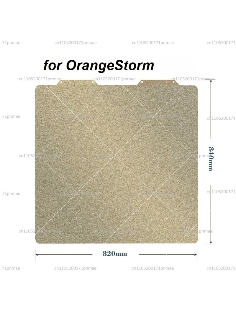 2026 820x840mm PEI Texture Build Plate for FDM 3D Printer, Flexible Magnetic Heated Bed