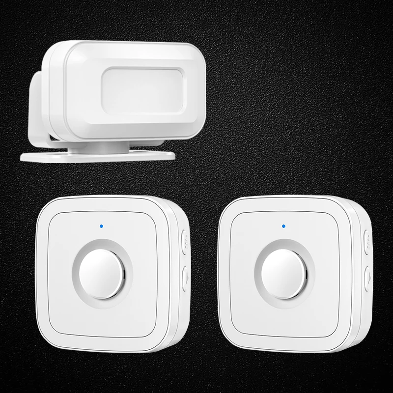 CACAZI Wireless doorbell PIR store M12 welcome motion sensor infrared detector induction alarm doorbell