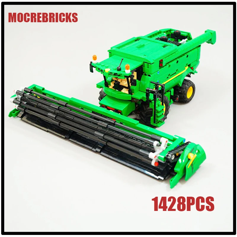 MOC Ultimate Collection Building Block Sets Combine Harvester Engineering Vehicle Model Technology Bricks Toys Kid's DIY Gifts