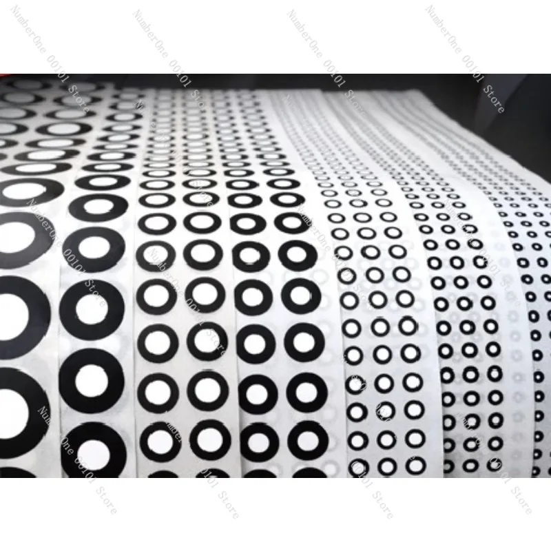 GOM Compatible 3D Scanner Markers Matte Black Anti-Glare Dots for 3D Digitizer