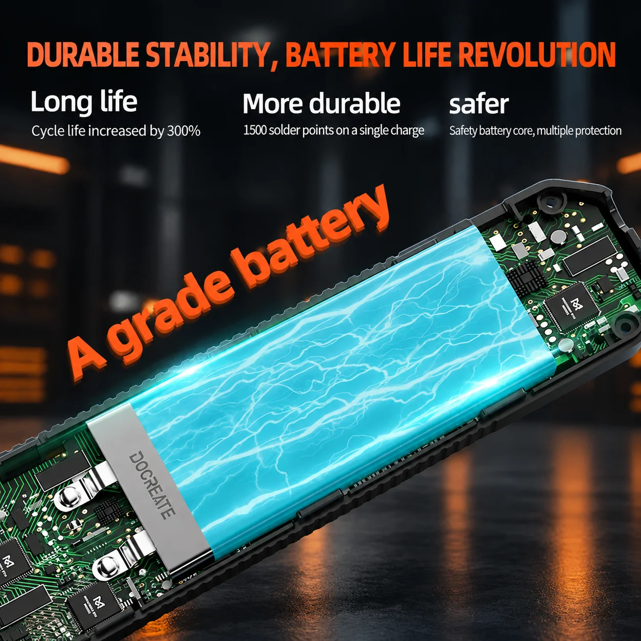 Docreate 852 Portable Handheld - Spot Welder 18650 Battery Pack ulasan dan harga