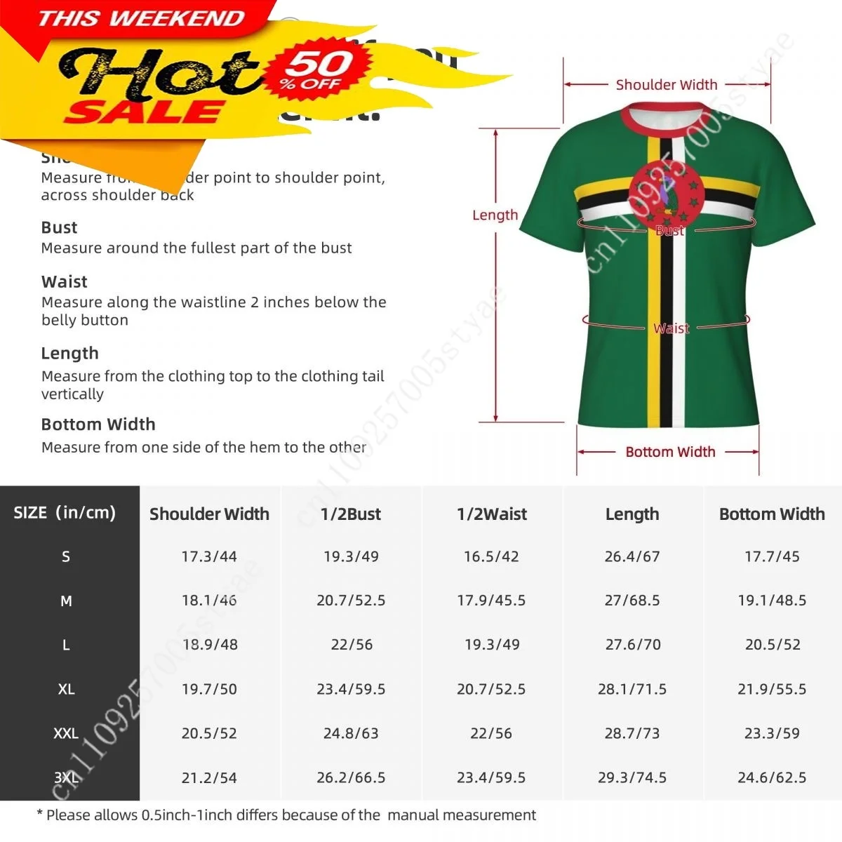 Dominica Flag Dominican T Shirt Men Tees 3D Sports Jersey Fashion Soccer Clothes Football Fans Gift Patriotic T-shirt TShirt