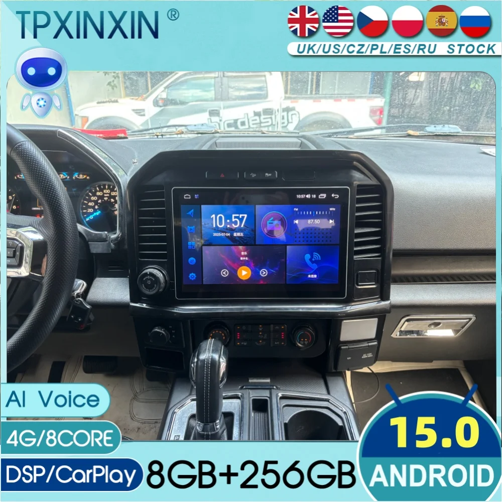 

13 Inch For Ford F150 2015~2020 Android Carplay Car Radio Stereo Automotive Multimedia Player GPS Navi 4G WIFI SWC BT Head Unit