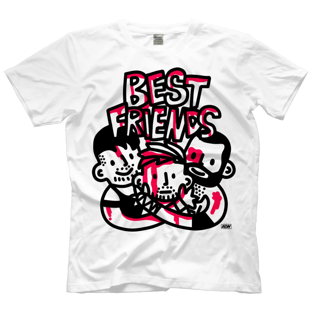 Best Friends & Orange Cassidy - Blood Brothers AEW Official T-Shirt