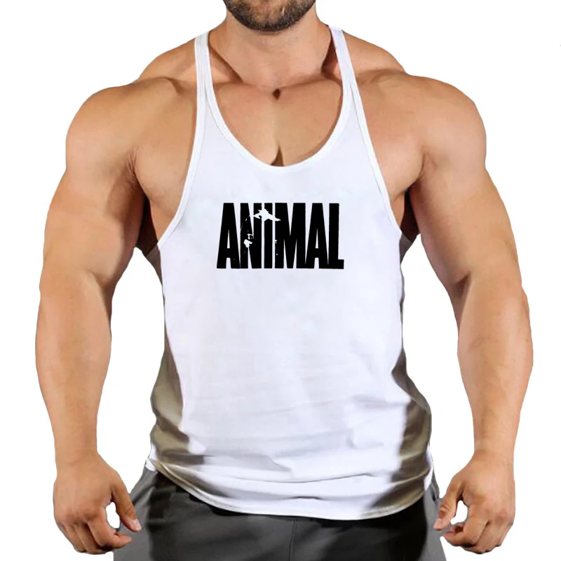 Top Brands Gym T-shirt Male Sleeveless Sweatshirt Gym Clothing Men Bodybuilding Clothes Men's Singlet Fitness Vest Singlets Tops