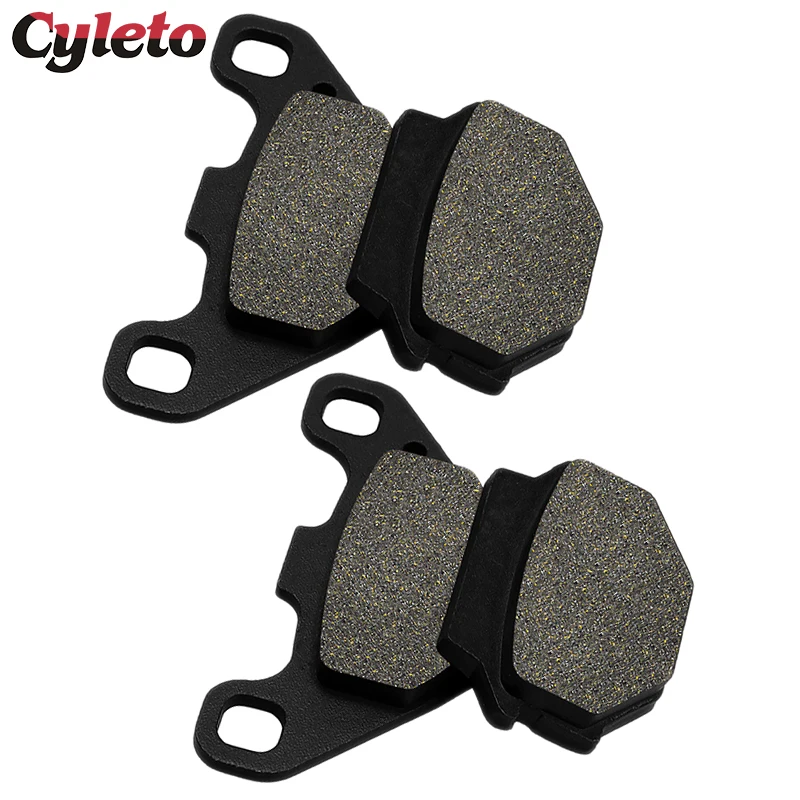 

Cyleto Motorcycle Front or Rear Brake Pads for Kawasaki KX 125 250 500 1986 BJ250 Estrella BJ 250 1992-2002 KXT 250 Tecate 85-86