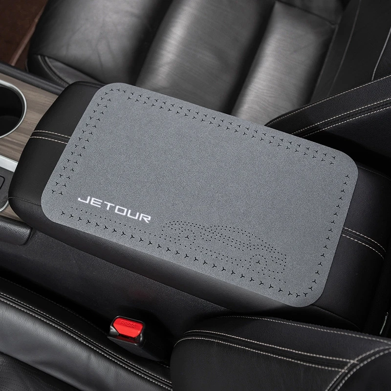 

Suede Car Central Armrest Mat Console Arm Rest Seat Mat For Chery Jetour X7 X7SM X9 X95 DASHING i-DM T2 T3 Car Accessories