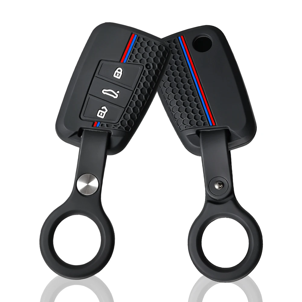  Silicone Car Remote Key Case Cover Protect Shell For VW Volkseagen Passat B8 CC Arteon Magotan GTE Car Keychain Accessories