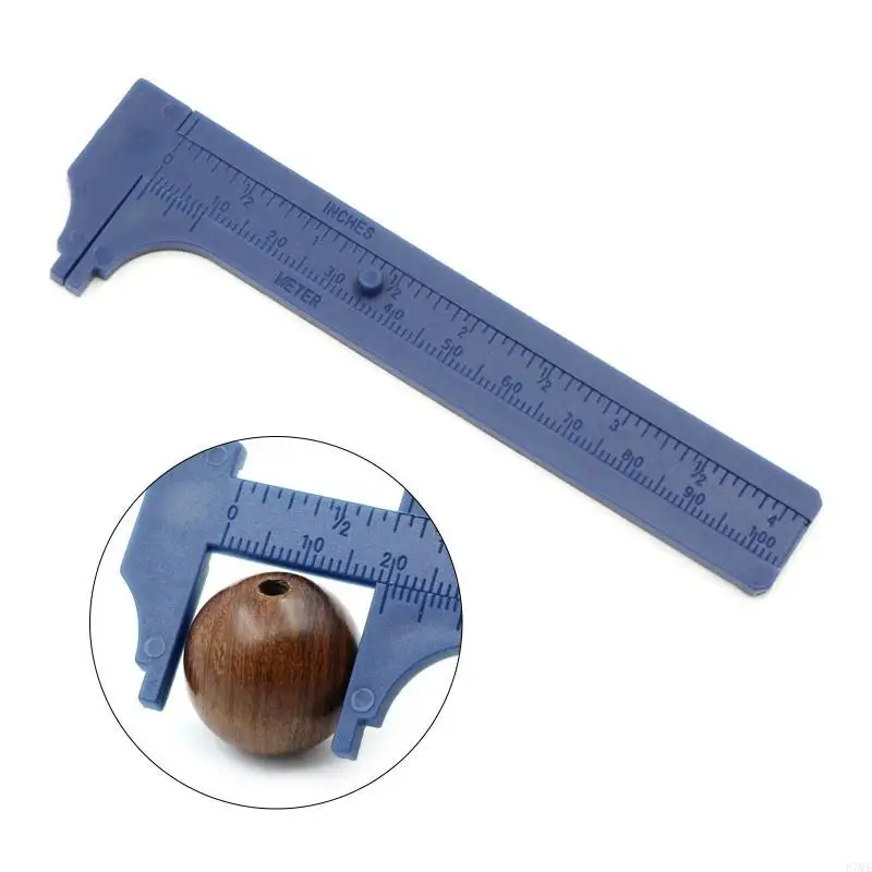37me Mini Pocket Rulers Calpers Righelli misurazione Strumento a doppia mm/pollici 0-10 mm