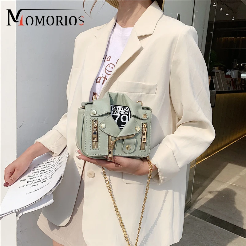 Unique Mini Jacket Suit Travel Bag Luxury Creative Women's  Shoulder & Crossbody Bags High Quality Leather Duffle for Women 2024