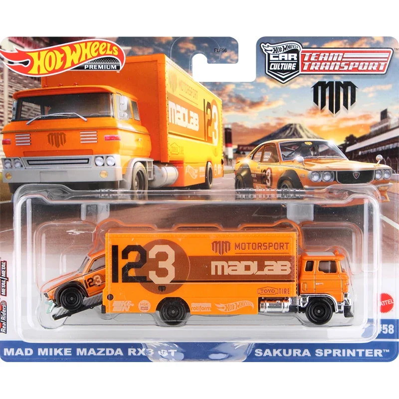 Model w skali 1:64 Car Culture Transport Fleet seria kombinacji W partia odlewanych ciśnieniowo modeli ze stopu FLF56 kolekcja zabawek dekoracyjnych dla chłopców.