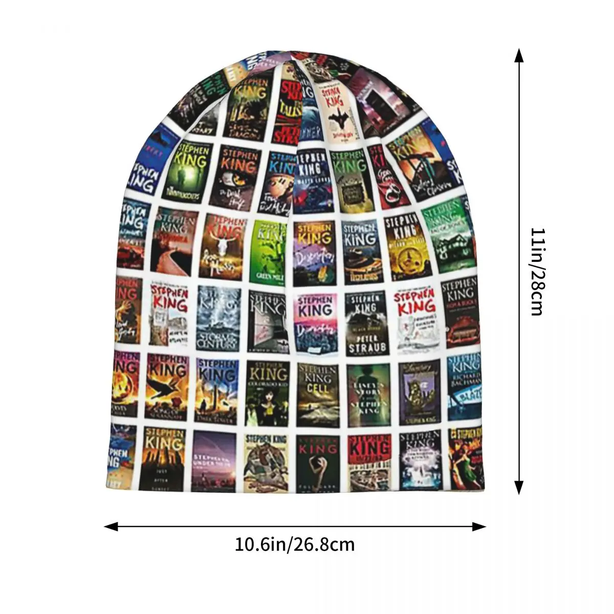 Complete Works Of Stephen King Warm Knitted Cap Hip Hop Bonnet Hat Autumn Winter Outdoor Beanies Hats for Men Women Adult
