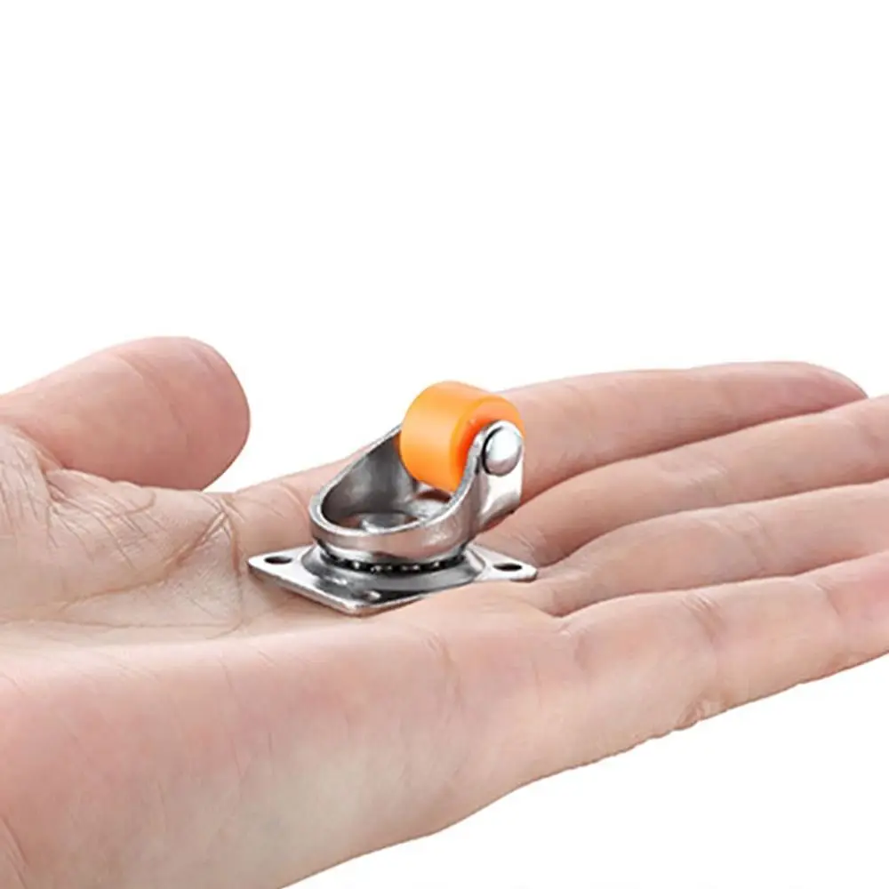 عجلة أثاث الأجهزة عجلة دوارة من المطاط الناعم عجلة دوارة لعربة الأطفال والإكسسوارات المنزلية #4