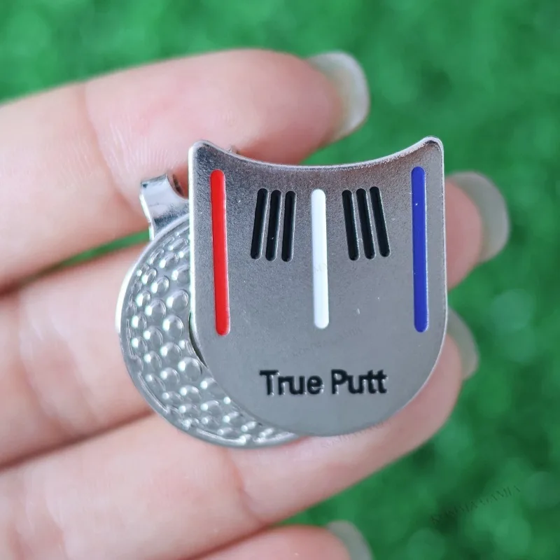 Innovative Putting Alignment Tool Golf Ball Marker Cap Clip Practical Aiming Aid for Enhanced Golf Performance Gift