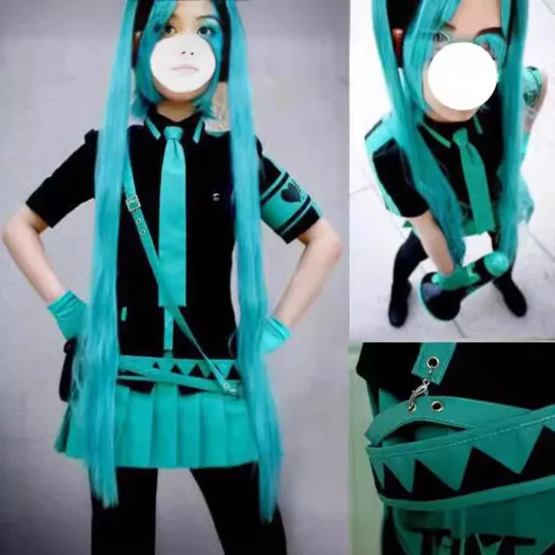 

zizi 2025 【Wetrose】 Miku Koi Wa Sensou Cosplay Costume Black Version Workwear Love is War Full Set Wig Halloween Xmas