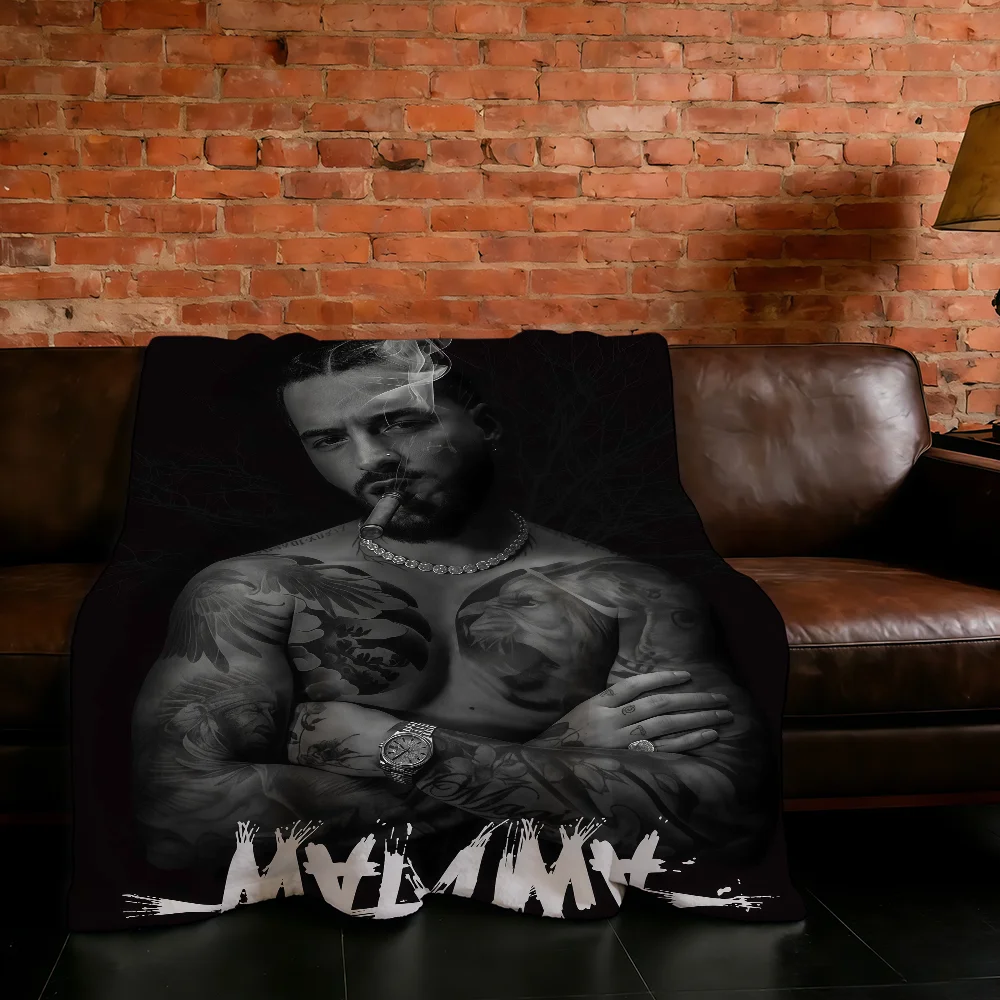 

Blanket Super Warm Comfortable Plush Throw M-Maluma-ES Blanket Child Home Sofa Singer Bedroom Gift