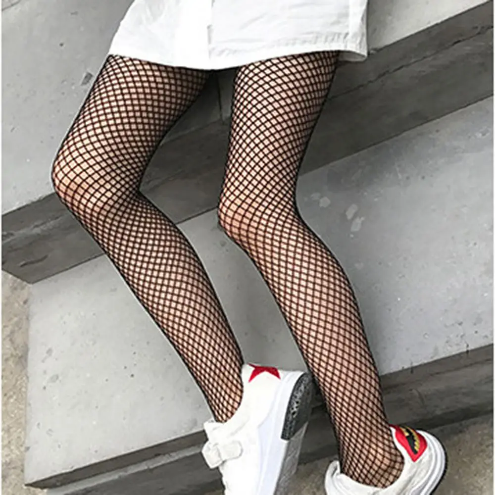 Bebês malha Fishnet meias, calças justas meia-calça para crianças