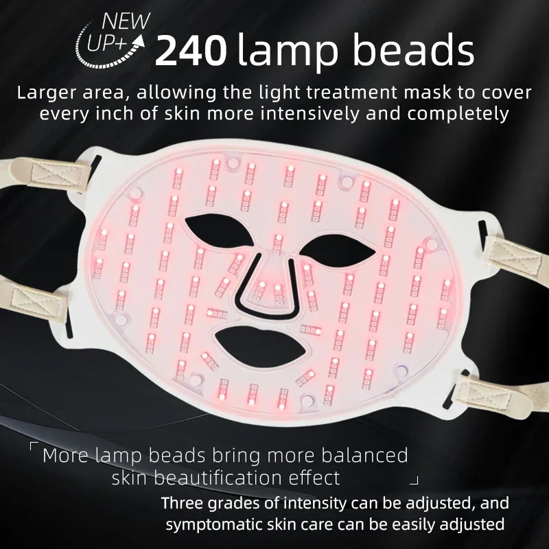 

Medical grade mask pdt red led facial light therapy beauty mask for skin care