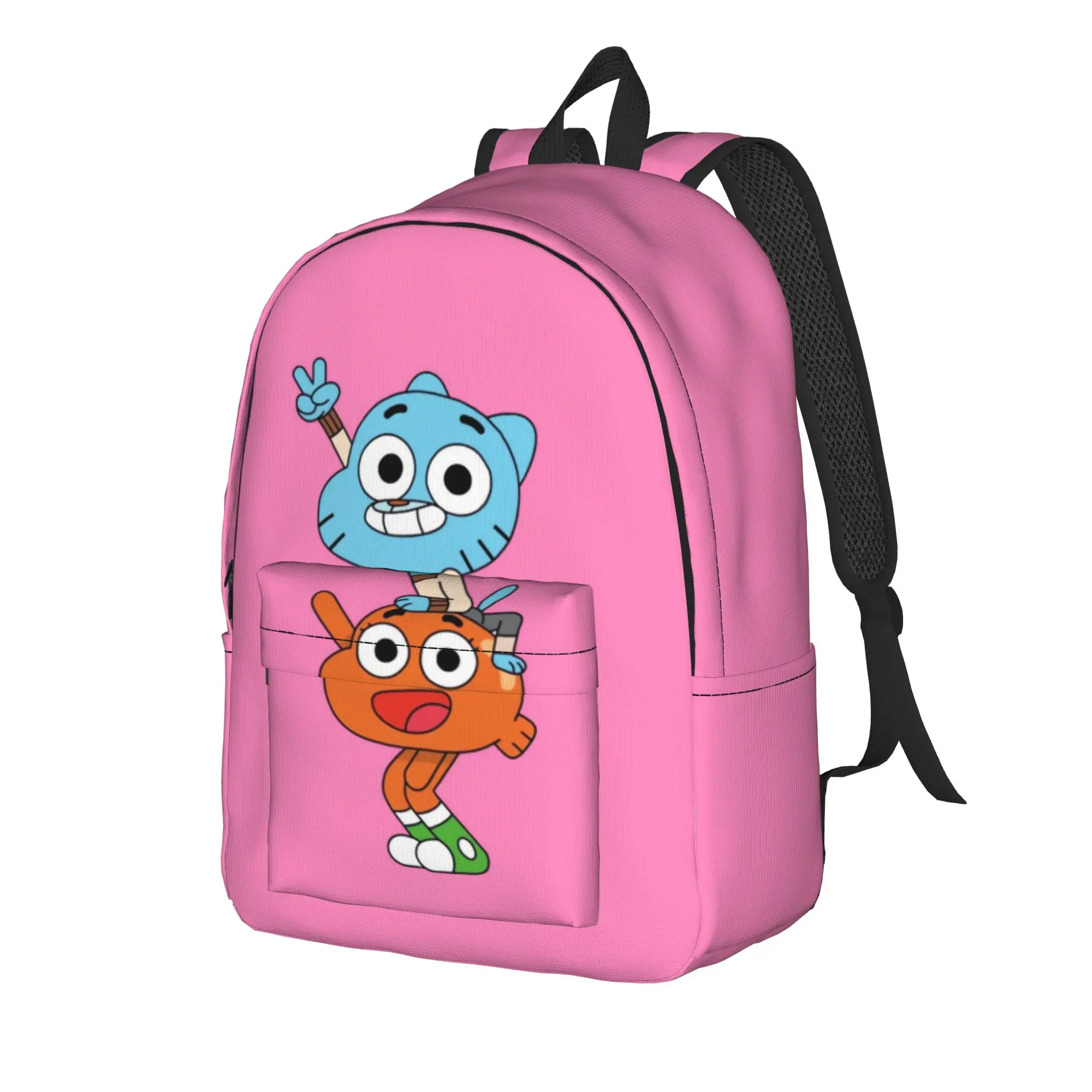 Gumball Gum Ball Watterson Amazing Cartoon Backpack  College Backpacks Boy High Quality Big School Bags Pretty Rucksack