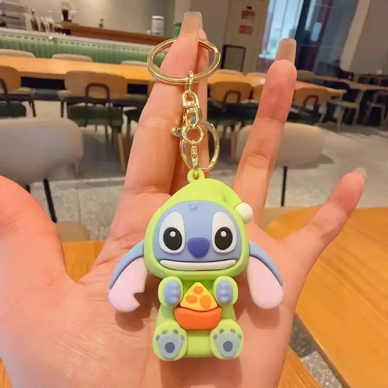 جديد ديزني MinisoStitch صندوق أعمى يأكل بعض شيء قبل النوم لعبة عصرية تمثال موضة شنطة هدايا قلادة الديكور المفاتيح