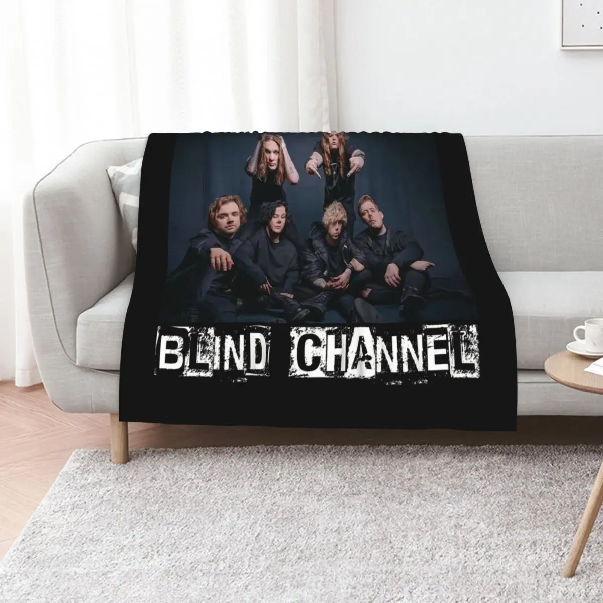 Blind Channel New Design Classic T-Shirt 2002 00001 Throw Blanket heavy to sleep Luxury Throw Softest Retros Flannel Blankets