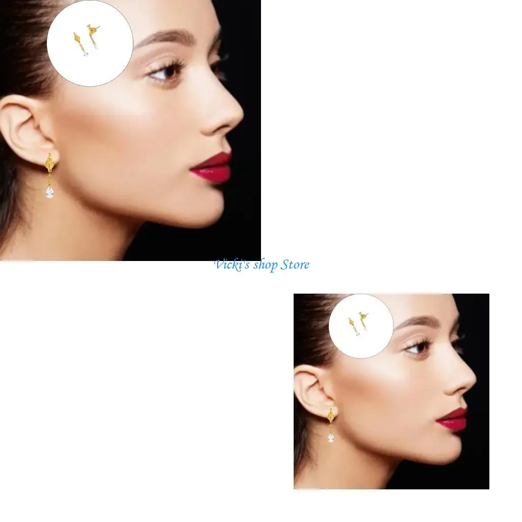 Ear Studs Faucet Statement Earrings Ears Jewelry Woman Studs Earring Stainless Steel Texture for Various Occasion