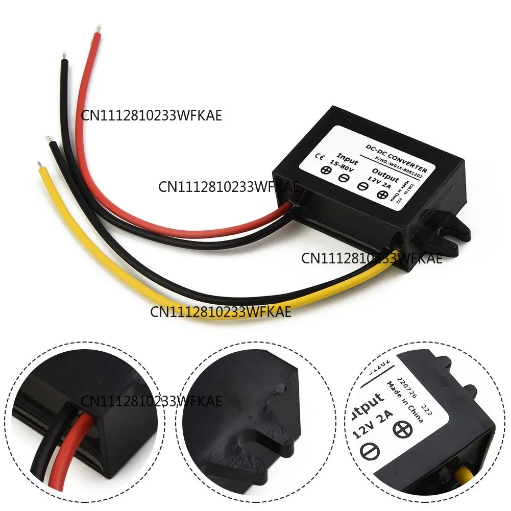 15-72V to 12V 2A 24-36W DC-DC Buck Module Converter