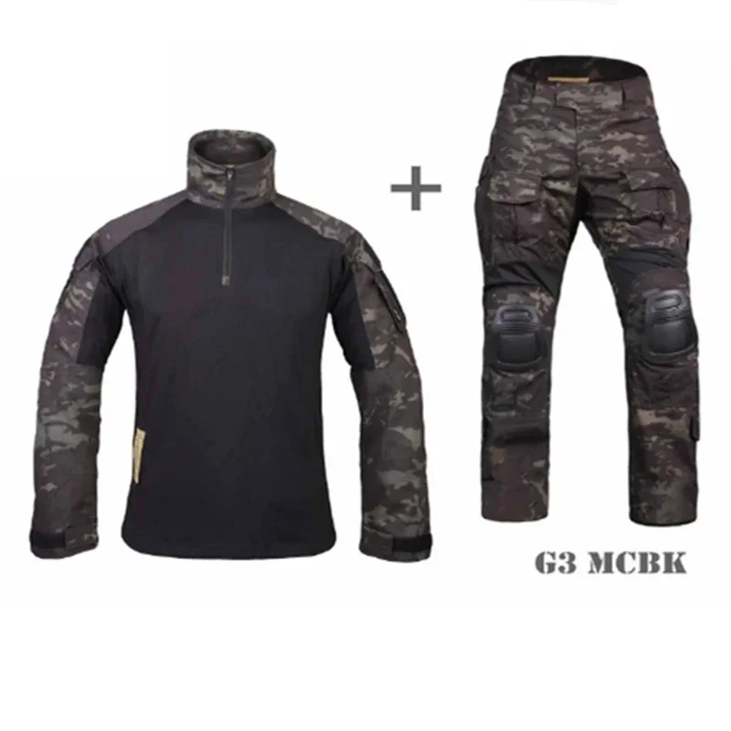 

Tactical SUITS G3 Combat Shirt Army Multicam Camping Men Elastic Wear-resisting uniform working TOPS
