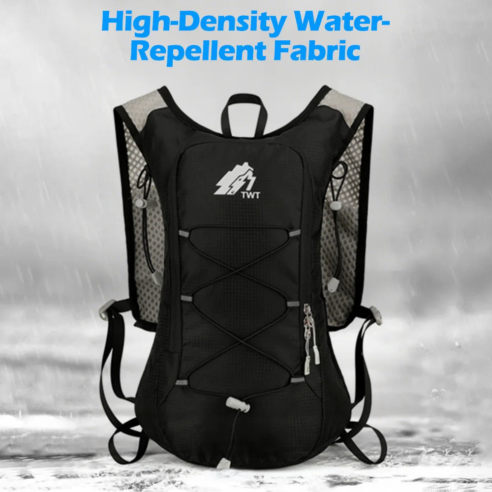 Lauf-Hydrationsweste Rucksack für Männer und Frauen Outdoor-Sporttasche Trail Marathon Jogging Wandern Rucksack Option mit Wasserbeutel – Detail 7