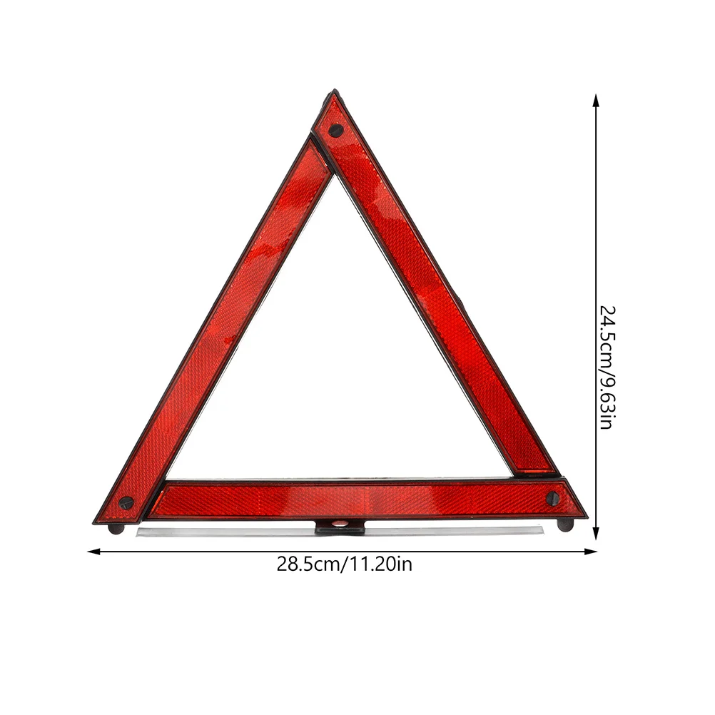 4Pcs Portable Car Triangle Warning Signs Reflective Emergency Roadside Safety Triangles Vehicle Safety Reflectors