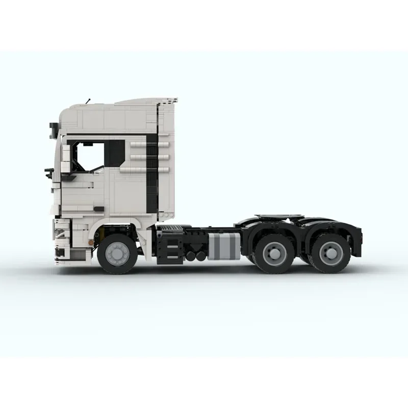 

MOC-102950 White Classic Iconic Cargo Transport Truck Van Brick Model 3130 PartsMOC Creative Boys Kids Birthday Toy Gift