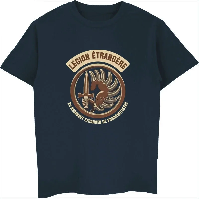 French Foreign Legion 2nd REP Parachute Regiment T-Shirt 100% Cotton O-Neck Short Sleeve Summer Casual Mens T-shirt Size S-3XL