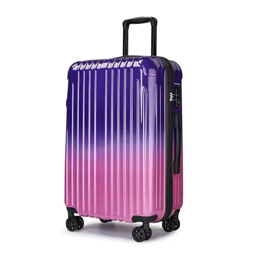 

Carry on Luggage - Airline Approved Suitcases with Spinner Wheels, Built-In TSA Lock，Hard Shell Expandable Suitcases
