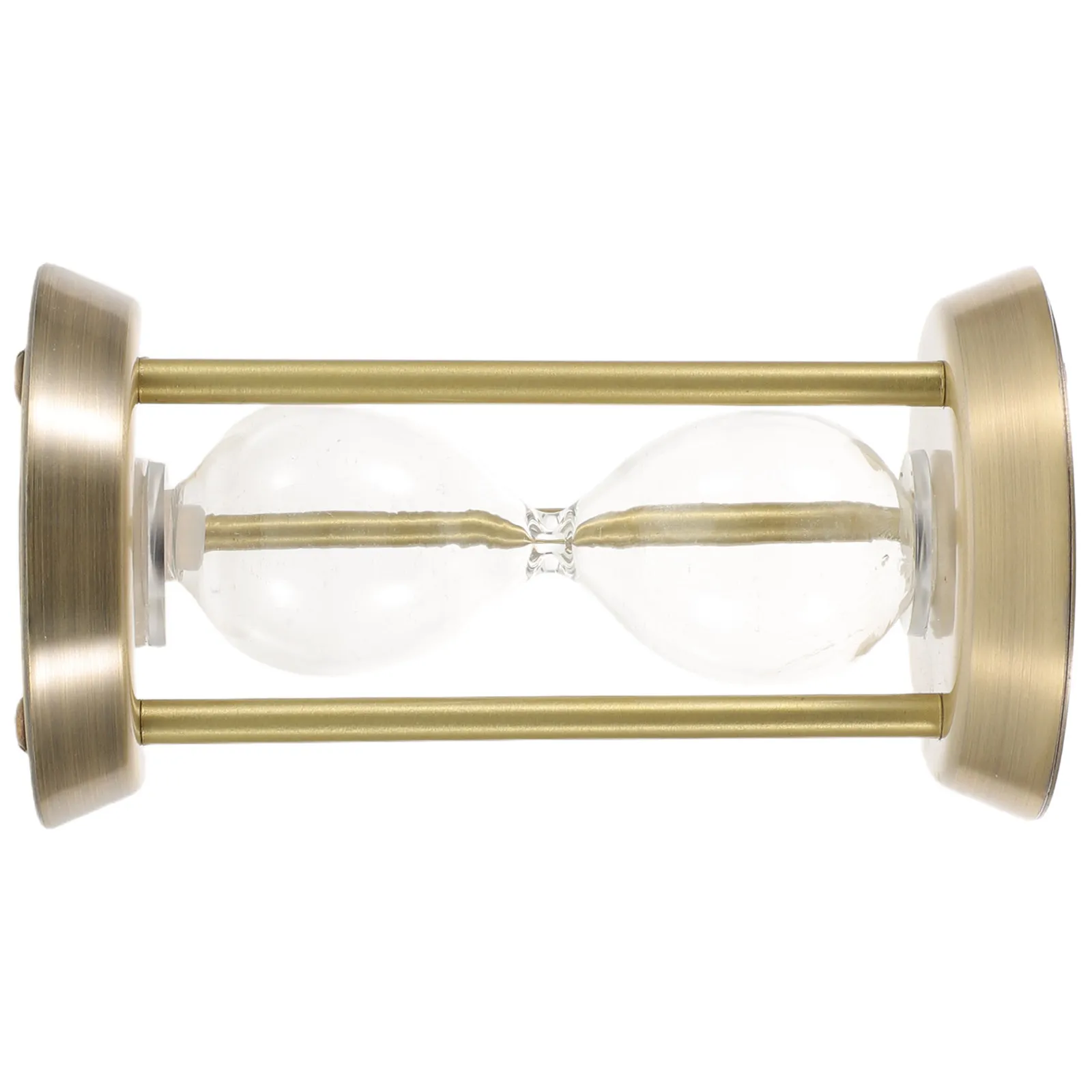 7 Inch Decorative Sand Timer Fillable Metal Hourglass DIY Empty Hourglass for Wedding Unity Ceremony Desk Decor Vintage Sand
