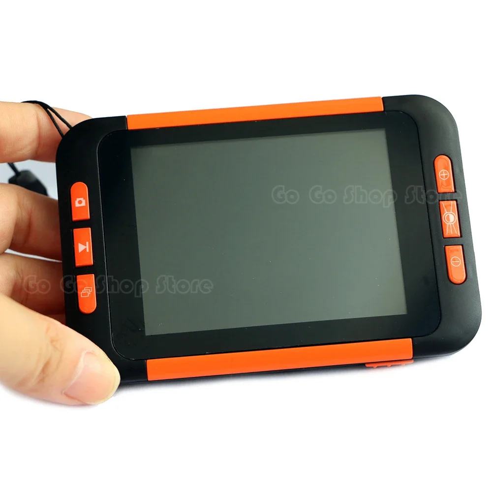 

3.5-inch handheld electronic vision aid, portable magnifying glass reader, elderly reader with 32x magnification