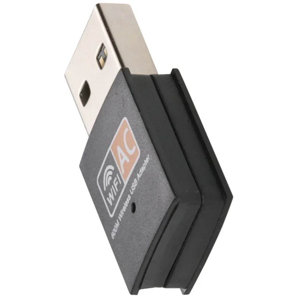 50 قطعة 600Mbps USB واي فاي محول لاسلكي ثنائي النطاق 2.4 جيجا هرتز 5 جيجا هرتز هوائي Lan Usb إيثرنت استقبال بطاقة شبكة الكمبيوتر