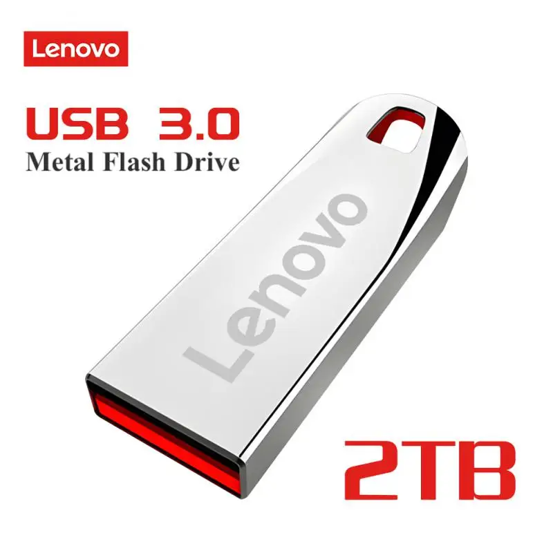 Lenovo 2TB USB Flash Drive Memory 1TB 512GB 256GB 128GB U Stick High Speed Flash Memory Card 2 IN 1 OTG Pen Drive for Laptop PC