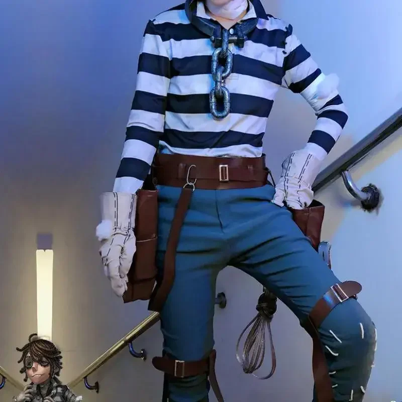 

Survivor Original Skin Uniforms Suits Clothes Sets Adult 2025 Identity V Cosplay Costumes Prisoner Luca Balsa Cosplay Costume