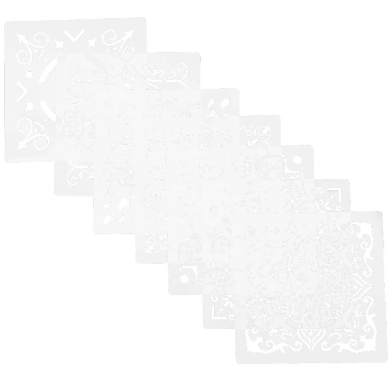 conjunto-de-7-stencils-para-pintura-de-parede-modelos-flexiveis-de-mandala-elementos-decorativos-diy-stencils-reutilizaveis-e-portateis