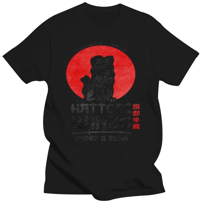 Hattori Hanzo Men Tees T-Shirts COOL Casual Apparel Fashion Quentin Tarantino Samurai Okinawa Japan Japanese Movie