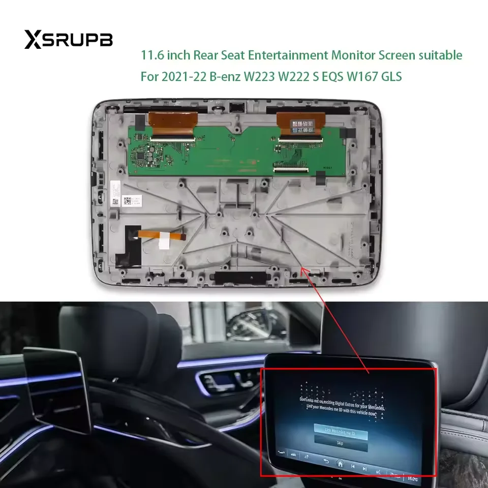 

LS116T5LX01B 11.6 inch LCD DISPLAY for 2021 2022 Mercedes Benz W223 W222 S Class Car Rear Seat Entertainment Monitor Screen