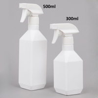 Spray Bottles 300ml 500ml Refillable Empty Spray Bottles For Cleaning Solutions Watering Plants Adjustable Nozzle Water Gun