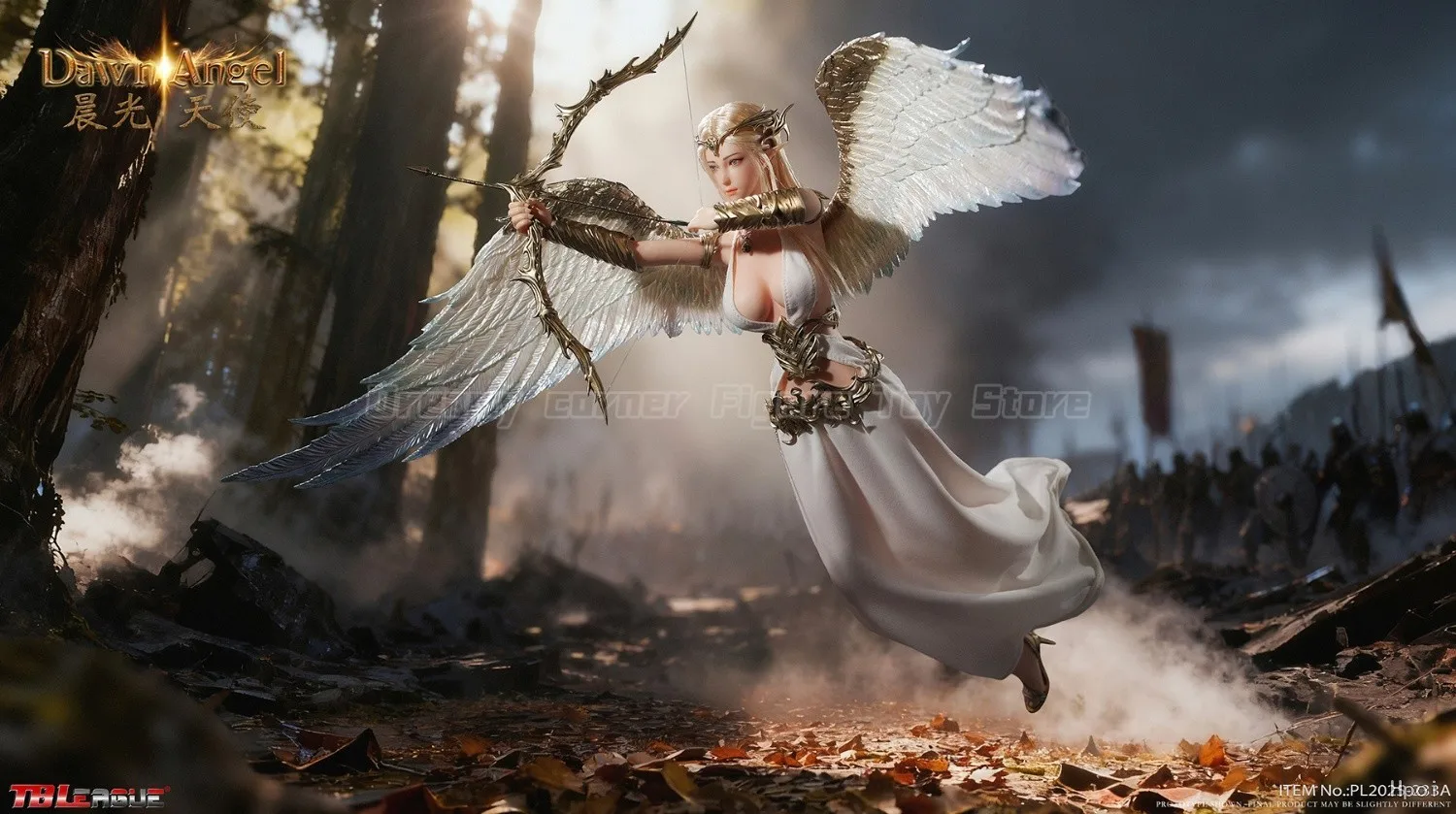 【البيع المسبق】الأصلي تبليجو PL2025-233A Dawn Angel White 1/6 عمل نموذج لجسم هدية حلية