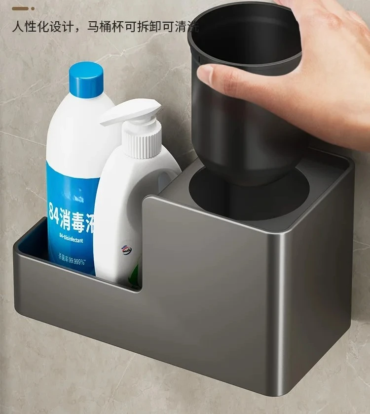 

Customizable light luxury bathroom shelves, wall-mounted shelves, home floor-to-ceiling bathroom shelves that do not take up