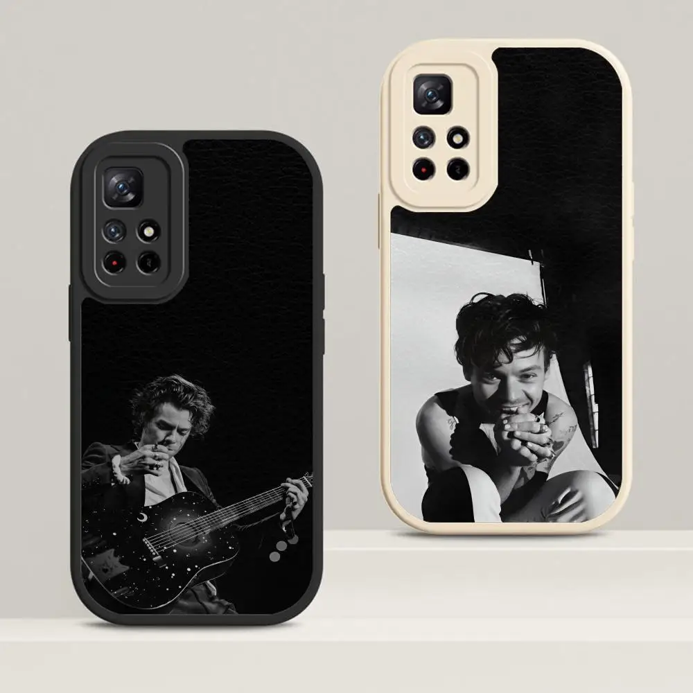 Singer H-Harry S-Styles MAISTO Phone Case Lambskin Case For Xiaomi Redmi 8 11 12 T Pro 10 11 12 Poco 11i 12X Ultra