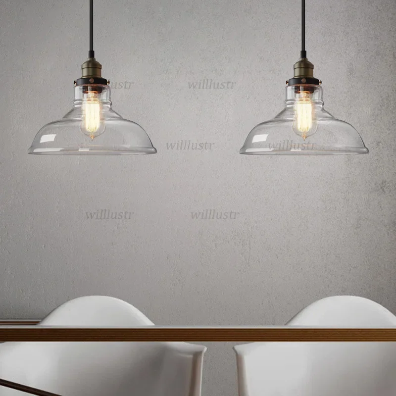 

Creative Smoke Amber Suspension Lamp Retro Glass Pendant Light Hotel Bar Shop Cafe Dinning Room Hanging Ceiling Chandelier