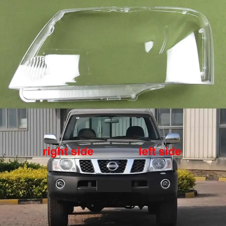 

For Nissan Patrol 2004-2011 Car Accessories Headlight Cover Shade Headlamp Shell Transparent Lampshade Lens Plexiglass