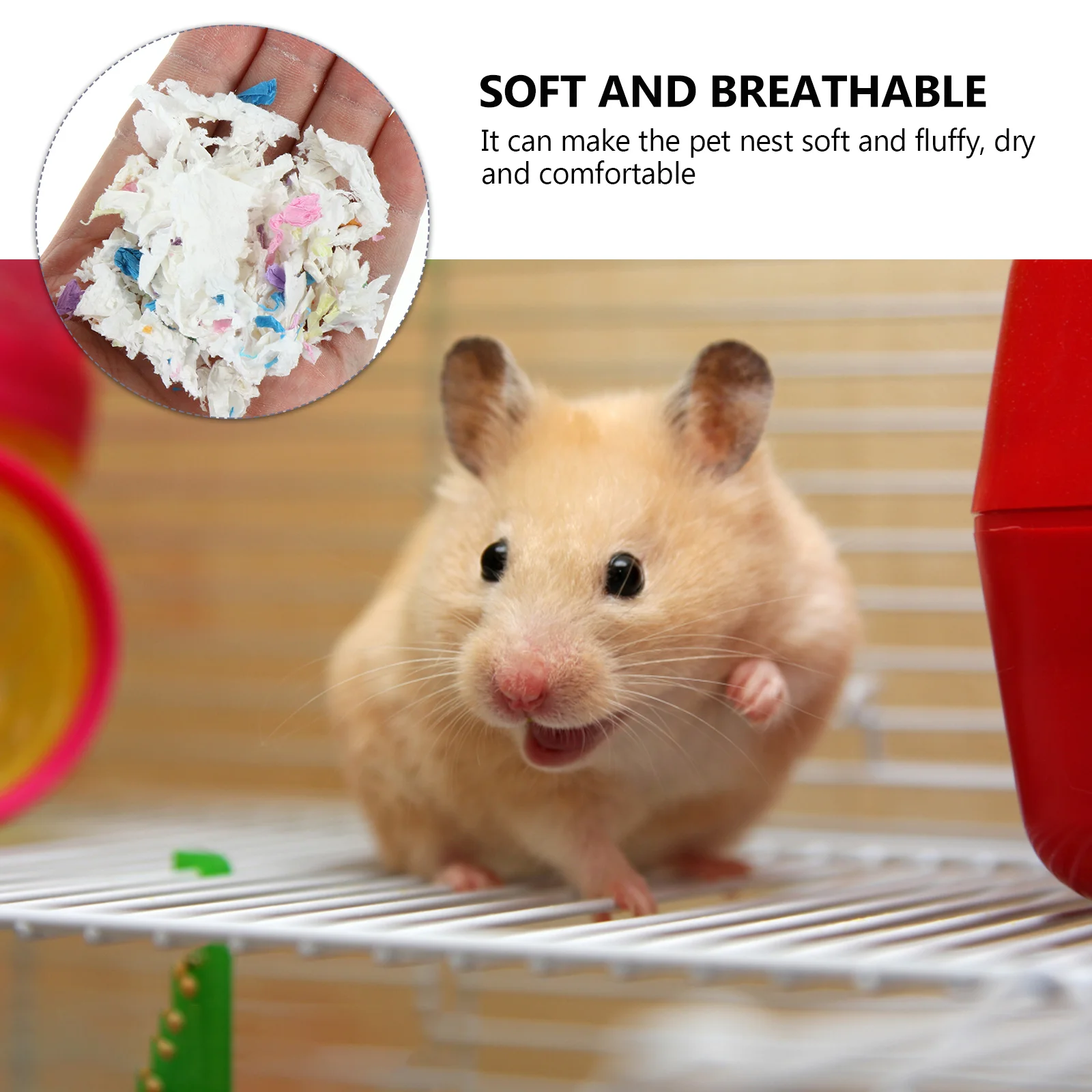 Lip Gloss Hamster Bedding Pet Cage Paper Liner Guinea Pig Small Animal Colorful