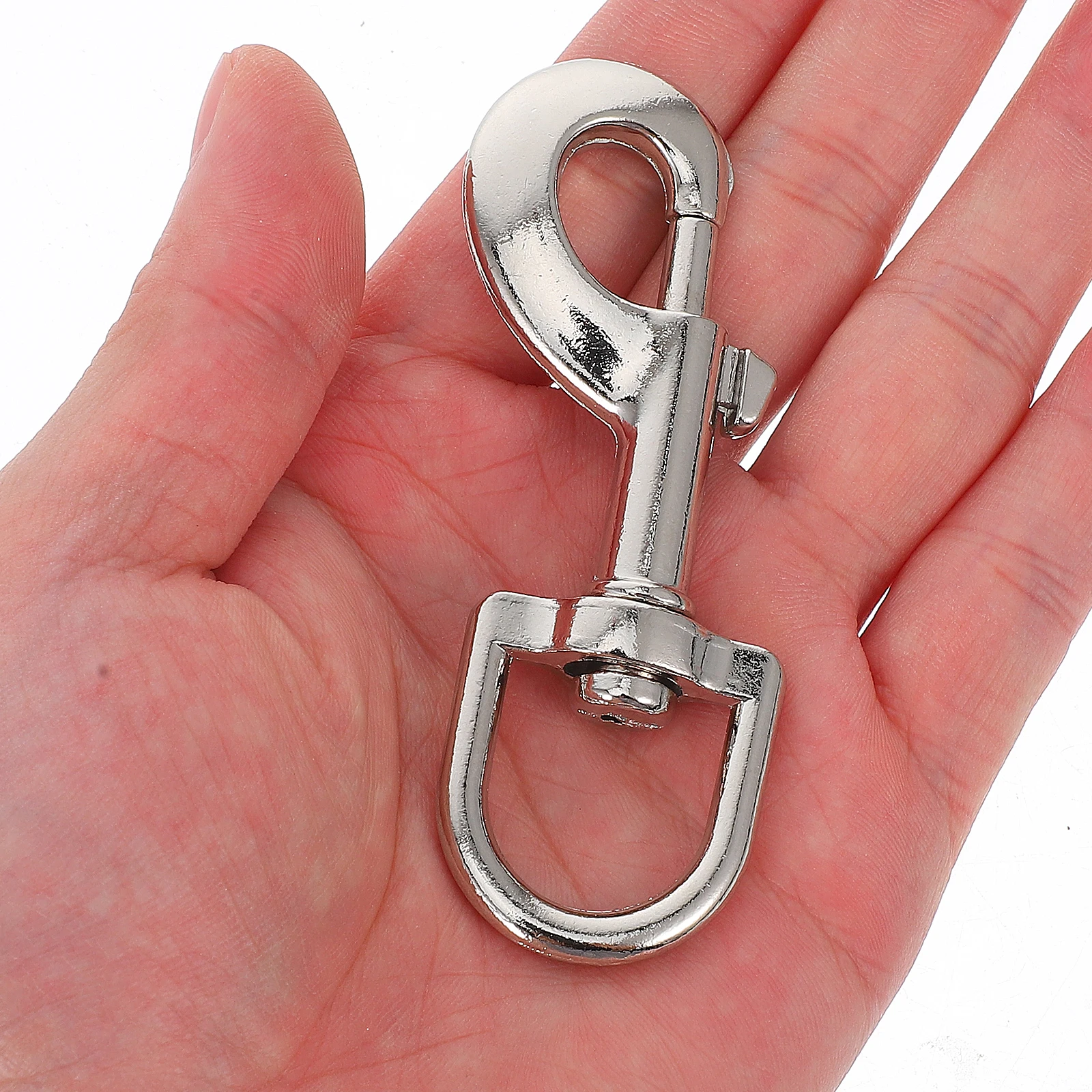 

3pcs Pet Electroplated Hook Buckle Clip Dog Leash Key Chain Heavy Duty Clasp Zinc Alloy leash carabiner swivel dog collar safety